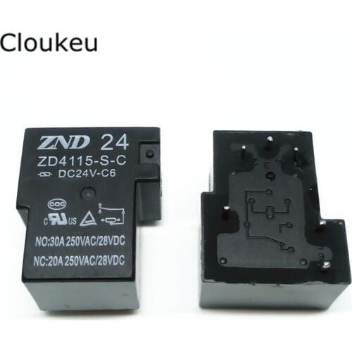 Relay DIP6 ZD4115-S-C-DC24V-C6 24V T90 30A