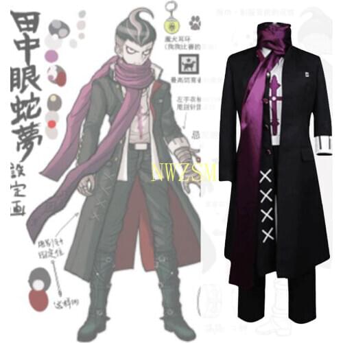 Super Dangan Ronpa 2 Danganronpa Gundam Tanaka Cosplay Costume Anime Cosplay Full Set Party Halloween Costume For Men Women