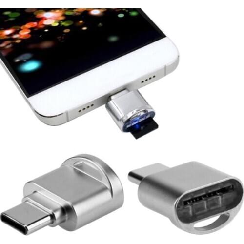 USB 3.1 Type-C TF Micro Security Digital Card Reader OTG Adapter for Huawei OPPO