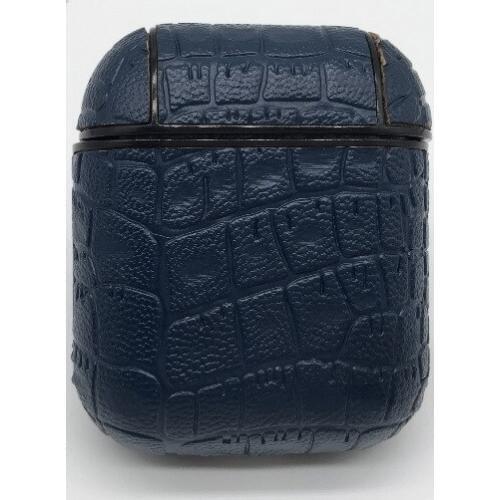 VNSTRIP 2 pcs/ lot Luxury CROCO PU pattern earphone case for Airpods Business style with metal hanger