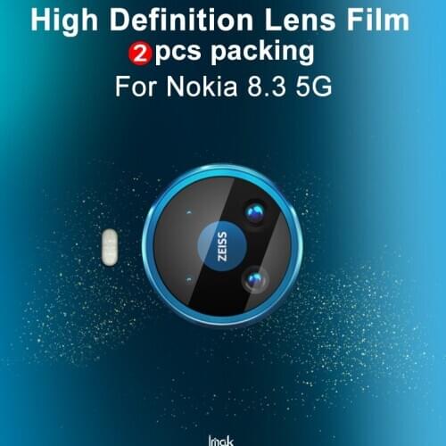 IMAK Camera Lens Film for Nokia 8.3 5G Rear Camera Len Tempered Glass Protector