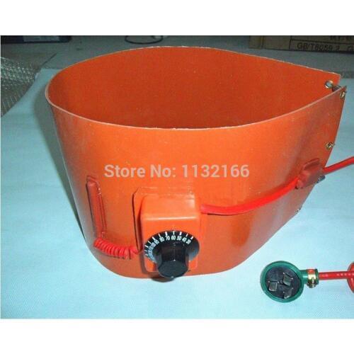 110V 1740mm*250mm Silicon Band Drum Heater Oil Biodiesel Plastic Metal Barrel Electrical Wires