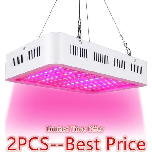 2PCS LED Grow Light 1000W Full Spectrum Plant Light For Medical Flower Plants Vegetative indoor Greenhouse Grow Tent Wholesale