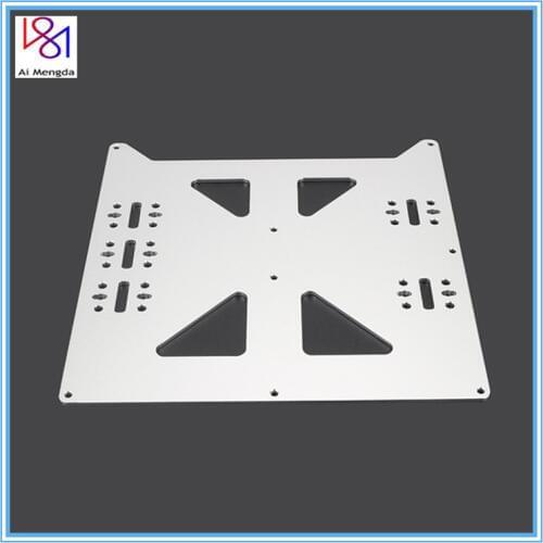 V2 Aluminum Y Carriage Anodized Plate Upgrade Hot Bed Support Plate For Wanhao Prusa I3 Reprap Diy 3d Printer Parts Accessories