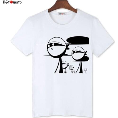 BGtomato Brand new cartoon tshirt original brand good quality casual t shirt men comfortable streetwear lovers clothes