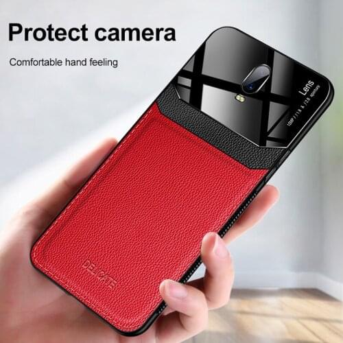 Oppo R 15 R15 Pro PACM00 CPH1835 Case silicone bumper leather plexiglass case for Oppo R17 cover OppoR15 Pro Hard case