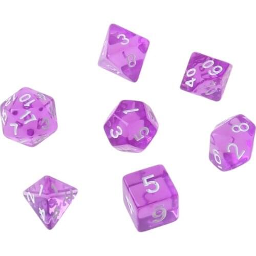 OOTDTY 7-Dice Sided D4 D6 D8 D10 D12 D20 Magic-the-Gathering RPG Poly Game Set