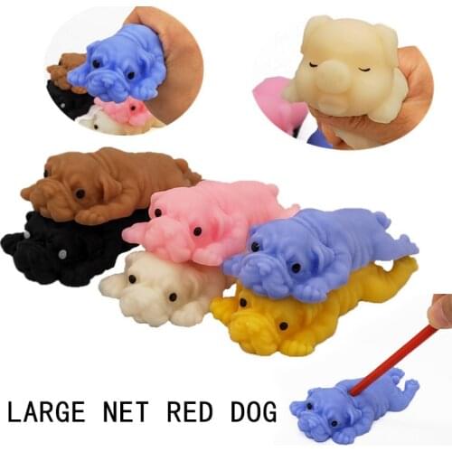 New Animals Antistress Dog Model Soft Pug Puppy for Squeeze Healing Kawaii Fun Reliever Fidget Toys Squishy Slow Rising