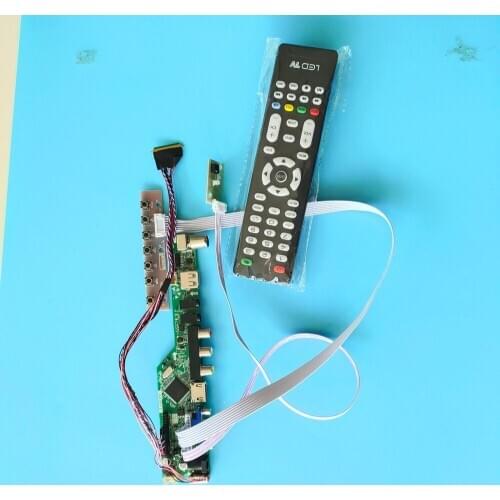 Kit for LTN156AT05 Screen Audio Controller Doard HDMI 1366x768 LVDS LED LCD 40pin VGA TV AV Display Remote USB Panel Monitor