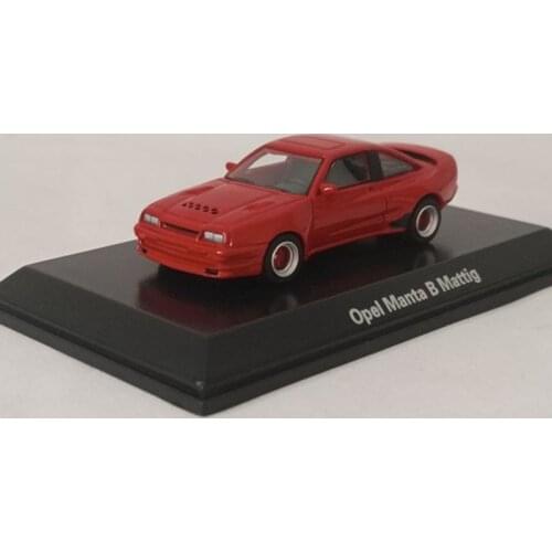 1:87 Scale BOS Opel Manta B Mattig Resin Simulation Car Model Adult Collection Static Decoration Gifts Toys for Boys