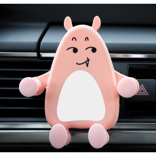 Cartoon Universal Car Bracket Car Air Outlet Phone Holder High Quality Gravity Mobile Phone Holder In Car for Car Mount Air Vent