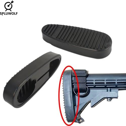 Hunting Tactical Recoil Pad Ar15 M4 Position Rubber Anti-slip Stock Buttpad Paintball Accessories