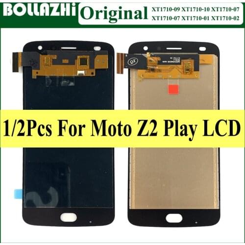 1/2 Piece/lot Original & Incell 5.5" For Motorola Moto Z2 Play LCD XT1710-02 XT1710-06 XT1710 Display Touch Screen Replacement
