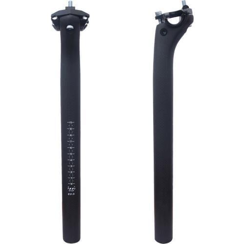 FCFB Full carbon seatpost offset 20mm bicyc seat post MTB/road bike seatpost 3k carbon matte 27.2/30.8/31.6*400mm