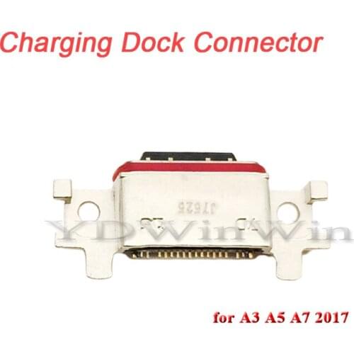 20pcs USB charging charger connector for Samsung Galaxy A3 A5 A7 2017 A320 A320F A520 A520F A720 port dock plug