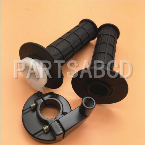Hand Grips With Throttle Gas Petrol Scooter Twist Throttle Set Handgrips For Mini Moto Pocket Bikes ATV Quads Pit Dirt Bikes