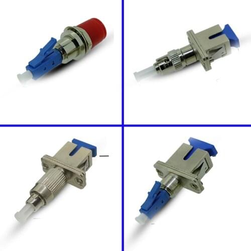 SC Female to ST Male Fiber Connector FC Female to LC Male Optical Adapter SC Female to LC Male Jointer Optical Fiber Coupler