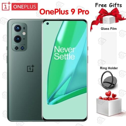New Original Oneplus 9 Pro 5G Mobile Phone 6.7 Inch LTPO AMOLED 120Hz 8G+256G Snapdragon 888 Octa Core IP68 NFC Smartphone