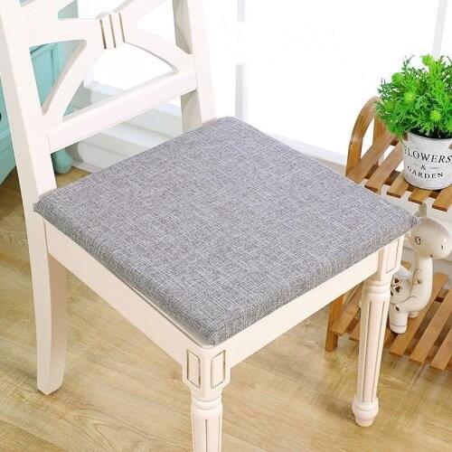 Modern Solid Color Chair Cushions Washable Sofa Tatami Seat Pad Thicken Home Office Decor Stool Cushions Soft Floor Sit Mat New