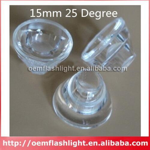 15mm 25 Degree LED Lens - 1pc