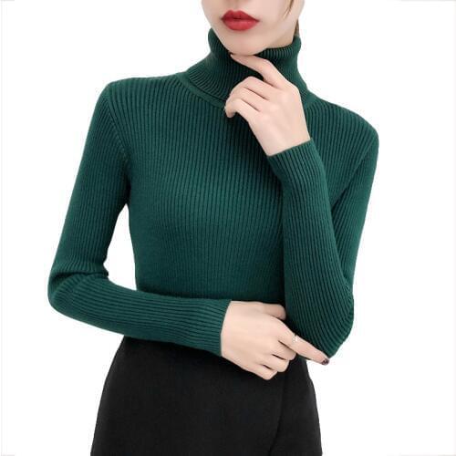 2019 new sweater women turtleneck pullover knitting Cashmere sweater winter clothes women sweaters pullover women sweater Tops