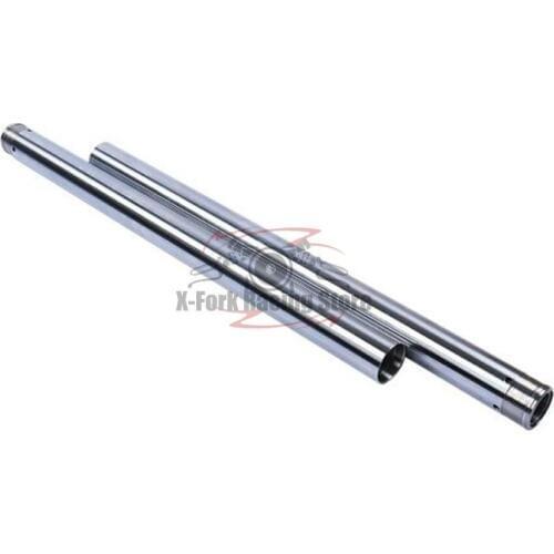 Front Fork Inner Tubes Shock Pipes Silver For Suzuki RF400 GK78A 1993 1994 1995 1996 1997 Fork Bars Suspension Pipes