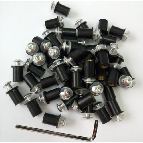 50ps silver color M5 Windscreen Universal Bolt Screws Windshield screw bolts fit for Yamaha for Suzuki for KAWASAKI Ducati HONDA