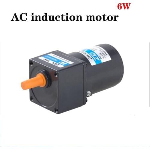 ZD zhongdalide 6W / 10W AC micro induction gear reducer motor source manufacturer supply