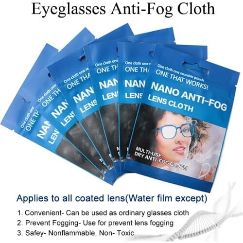 3pcs 15x14.5cm Eyeglasses Anti-Fog Cloth Microfiber Fabric Glasses Cleaner for Spectacles Lenses Camera Phone Screen
