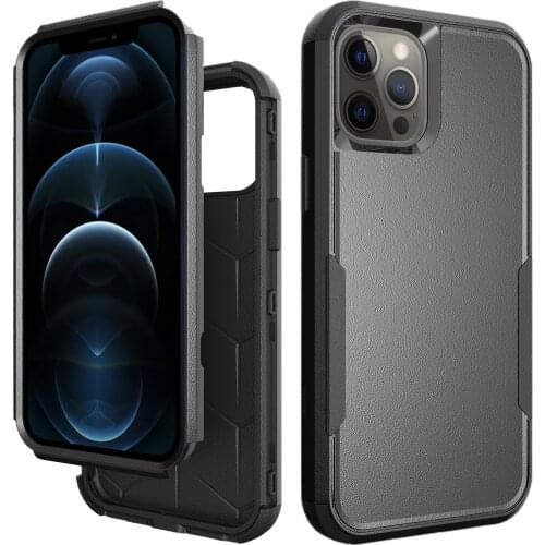Heavy Duty Armor PC+TPU Shockproof Case For iPhone 11 12 Pro Max Mini X XR XS Max 8 7 6 6S Plus 3 Layers Protection Back Cover