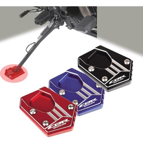 For HONDA CBR500R 2013-2020 Side Stand Enlarge Enlarge the base of motorcycle Accessories foot support CBR500R 2013 2014 2015 16