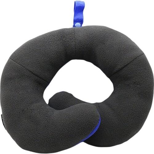 Travel Pillow Adjustable Bendable Roll Pillow For Neck Chin Lumbar And Leg Support For Traveling On Airplane Bus Train Or At Ho