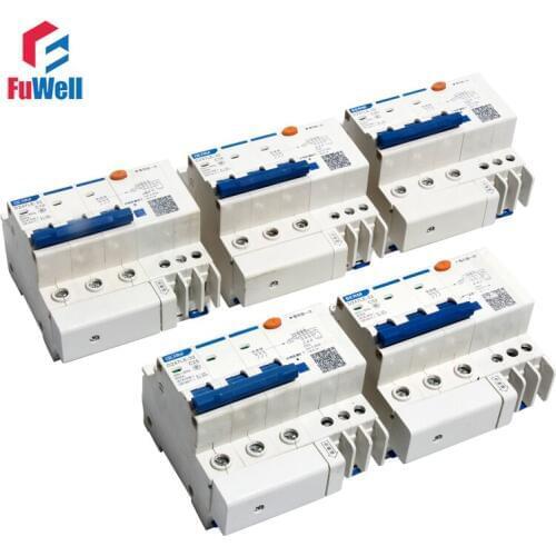 DZ47LE-32 3P Short Circuit Protection Circuit Breaker Residual Current Operated Circuit Breakers Integral Overcurrent Protection