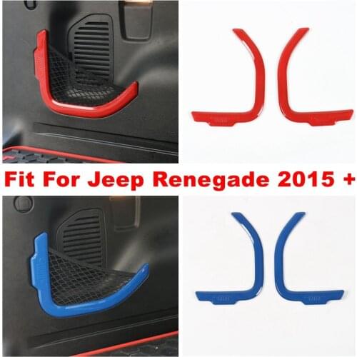 Trunk Tail Box Storage Bag Mesh Net Luggage Holder Sundries Pocket Cargo Decoration Cover Trim Fit For Jeep Renegade 2015 - 2020