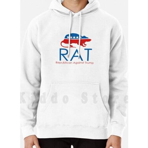 Rat Republican Against Trump hoodie long sleeve Republican Against Trump Rat Anti Trump Stop Trump Never