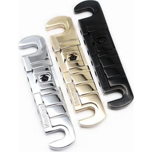 1set Wilkinson Licensed GTB Wraparound Guitar Bridge Tailpiece Gold/Black/Sliver