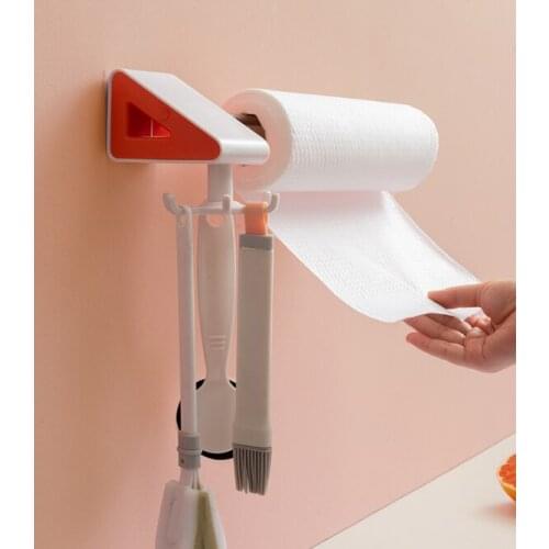 Non - punching kitchen can rotate super - bearing paste multifunctional articles for daily use towel storage magic hook J05