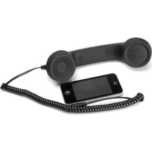 New arrival Portable Mini smart microphone Mic Classic retro 3.5 mm Comfort telephone Handset Karaoke 3.5mm-15