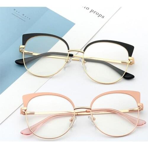 Blue Light Glasses Clear Regular Computer Glasses Fashion Women Eyewear Improve Comfort Optical Myopia Reading Eyeglasses Frame
