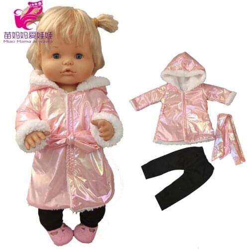 For Nenuco Doll Clothes Winter Coat Ropa y Su Hermanita 40cm Baby Doll Jackets