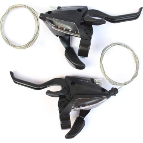 Bicycle Conjoined DIP Twist Shifter Derailleur for Bike Gear Brake Lever Joint 21 Speed MTB Mountain Bike Shifter