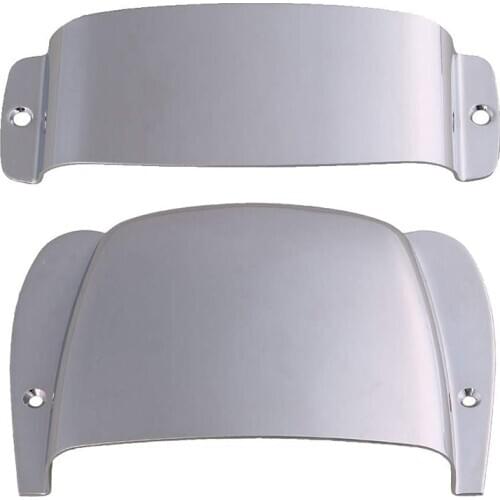 Practical Alloy Bass Bridge Cover with Pickup Cover for PB Precision Bass Guitar Musical Instrument Parts - Silver