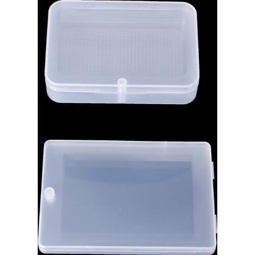 Rectangle Plastic Storage Case Collection Box Jewelry Beads Container Business Cards Box Hardware Tools Accessories Organizer