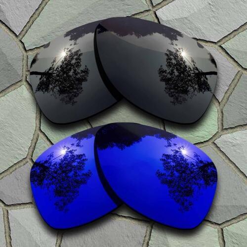 Grey Black&Violet Blue Sunglasses Polarized Replacement Lenses for Oakley Dispatch 2