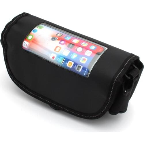 Linen Modern Motorcycle Handlebar Bag Navigation Bag Large Usable Volume Storage Bag for BMW K1600GT R1200RT R850 R850R R850RT