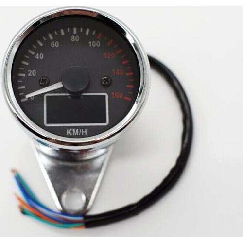 Universal Motorcycle LCD Speedometer Odometer Tachometer Digital Gauge Motorbike Motor Backlight Speed Meter Tachometer Odometer