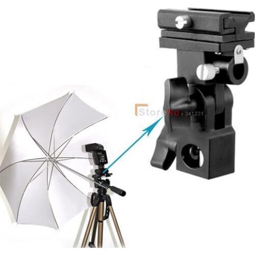 Triple Hot Shoe Mount Adapter Flash Light Bracket Stand Umbrella Holder For d40 60 d80 d90 d3100 d5100 d7000 350d 450d 650 1000d
