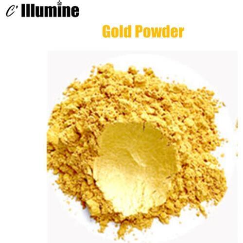 1200 Mesh Gold Powder Pigment ink printing High Temperature Acid Alkali Resistance Easy to Disperse Non-toxic Paint 100g
