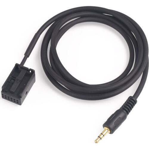 12Pin 3.5mm Jack AUX Adapter Radio Audio Interface Cable MP3 for Phone For BMW E85 E86 Z4 E83 X3