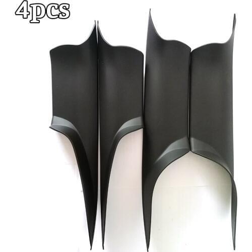 4pcs Car left Right Interior Inner Door Panel Handle Pull Trim Cover For M 7 Series F01 F02